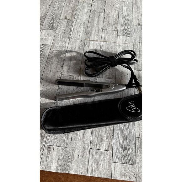 Ion Titanium Platinum 1” Hair Styling‎ Flat Iron 301013 Mini Travel & case - Picture 3 of 8